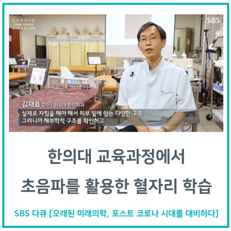 한의계 초음파 활용에 관한 교육 연구 현황 [SBS 다큐멘터리: 오래된 미래의학]